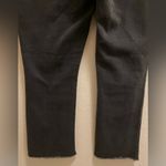 Frye & Co. Button Front Flare Fray Hem Jeans In Charcoal Wash Size 8 Black Photo 11