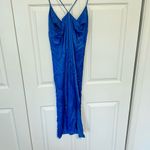Stradivarius  blue maxi dress MEDIUM Photo 3