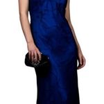 Vtg Beaded Gown Slip Dress Blue 12 Prom Whimsigoth Formal Goth Cassandra Stone Photo 0