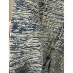 Anthropologie Boutique Bella Bird Blue Grey Heathered Button Open Front Cardigan Size Medium Photo 3