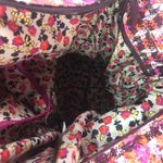 Vera Bradley Hadley Tote Purse Bag Pink Plaid Picnic Boho Art VBL16 Tweed Photo 7