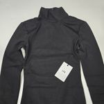 LPA  Back Cut Out Bodysuit in Black XXS Photo 3