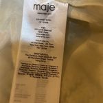 Maje  Vianey Frayed Checked Cotton-blend Bouclé-tweed Blazer In Ecru size 38 Photo 6