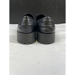 Bamboo  Women's Black Chunky Platform Shoes/ Slip on/Loafers Size 8.5 SKU 3410 Photo 4