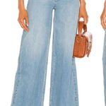 We The Free Free people  Talia Wide Leg jeans cotton 28 bright blue Photo 0