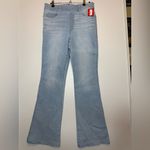 Spanx NWT Pull-on Stretchy Retro Light Wash Flare Leg Jean SZ Large Photo 3