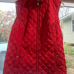 Croft & Barrow  Red Quilted Vest Photo 0