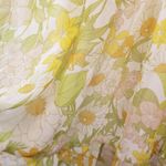 Aakaa {S}  Tiered Ruffle Yellow Midi Dress Photo 8