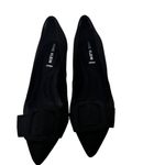 Anne Klein  iFlex Size 7.5   Business Casual Suede Bow Pointed Toe Pumps Sample Photo 3