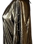 Michael Kors NWT MICHAEL  GOLD BLOUSE IN ANTIQUE BRAS Photo 6