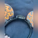 Disney Parks Mickey Ears Halloween Orange Animated Light Up Bats Headband Rare Photo 3
