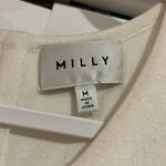 Milly  medium dress cream with black‎ knit accents Photo 3