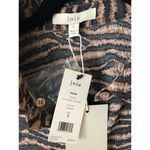 Joie NWT  Zebra Talma Long Sleeve Mini Shift Shirt Dress Photo 4