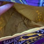 Handmade Vibrant Purple and Yellow Hobo Bag Photo 2