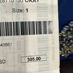 NWT Marina Rinaldi Womens Jeweled Evening Purse Navy Blue Satin Inner Pocket Bag Photo 3