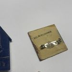 Lot Of 3 Handmade Hand Crafted Brooch Pins Painted Wood Birdhouse Heart Etc Photo 7