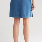 NWT Area Stars Ronnie Wrap Blue Chambray Skirt XS 0 Photo 1