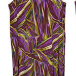 R&K Originals Vintage Sleeveless Midi Dress Purple Size 22W Photo 0