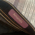 Gloria Vanderbilt  Navy Blue Denim Capri Jeans Size 10 Short EUC #3259 Photo 4