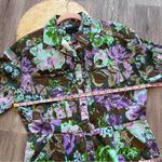 ASOS  twill vintage‎ floral long sleeve utility romper Photo 5