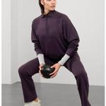 Athleta  XS Altitude Half Zip Sweatshirt Womens X-Small Iris Fleece Lined Photo 6