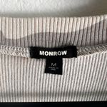 Monrow Urban Camo Tie Waist T Shirt Dress Size M Tan Size M Photo 6