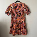 ALC Frank A.L.C. Carey Floral Print Mini Dress in Russet Multi Size 8 Photo 7
