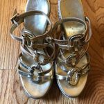 Diane Von Furstenberg  gold espadrilles 7.5 Photo 0