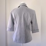 Charlotte Russe Vintage ‘90s Gray Lightweight 3/4 Sleeve Blazer Photo 3