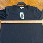 fever women's rib v neck sweater black, Black Size XL Photo 2