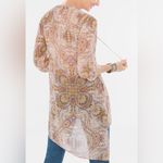 Chico's Chico’s‎ Mirrored Beauty Laced Up Tunic Top Size 1 Photo 1