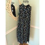 April Cornell For Cornell Trading Sz. M Maxi Dress Jacobean Floral Prairie Size M Photo 2