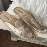 Soludos Gold Slip On Shoes Photo 0