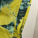 Bella Umbra Tie Dye Linen Top Yellow Blue L Yellow Size L Photo 4