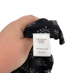 Garnet Hill  Remi Draped Romper‎ Black Diamond Print Bohemian Size XS Photo 11