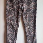 H & M Size 6 womens pattern pants jeans skinny stretchy earth colors Photo 0
