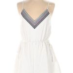 Francesca's Blue Rain White Aztec Print Romper Size XS LIKE NEW Photo 7