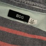 BDG Urban Outfitters Striped Long Sleeve Button Up Flannel Size Large Photo 4