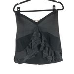 Arrogant Cat Mini Skirt Wool Blend Ruffle Asymmetric Black Size M Size M Photo 1