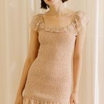 Storia Ditsy Floral Smocked Midi Dress Photo 0