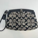  Signature C Monogram Y2K Coach Jacquard Signature C Turn Lock Black Beige Photo 1