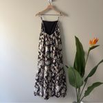 Abercrombie & Fitch  100% Cotton Tiered Floral Maxi Dress Adjustable Spaghetti S Photo 1