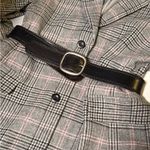 Fossil Vintage  Black Leather‎ women’s statement Belt large Photo 5