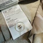 H&M Women Tan Chinos Relaxed Fit High Waist Straight Leg Size 10 Wide Waist Band Photo 9