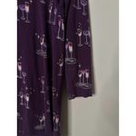 Soma Nightshirt Small Short Gown Pajama Nightgown Purple Wine Champagne Fun Photo 1
