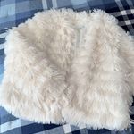 Boutique Fuzzy Jacket White Size M Photo 0