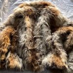 Vintage Dollhouse Outwear Women's Faux Fur Puffy Coat Jacket Sz L Western 98790 Brown Size L Photo 10