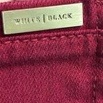 White House | Black Market Maroon Slim Leg Blanc Jeans- 4R Photo 7