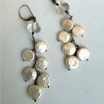 Sterling Silver & Freshwater Pearl Dangle Earrings Photo 1