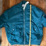 Hudson Jeans Women’s Hudson warm oversized warm quilted satin Bomber Jacket coat new NWT Photo 2